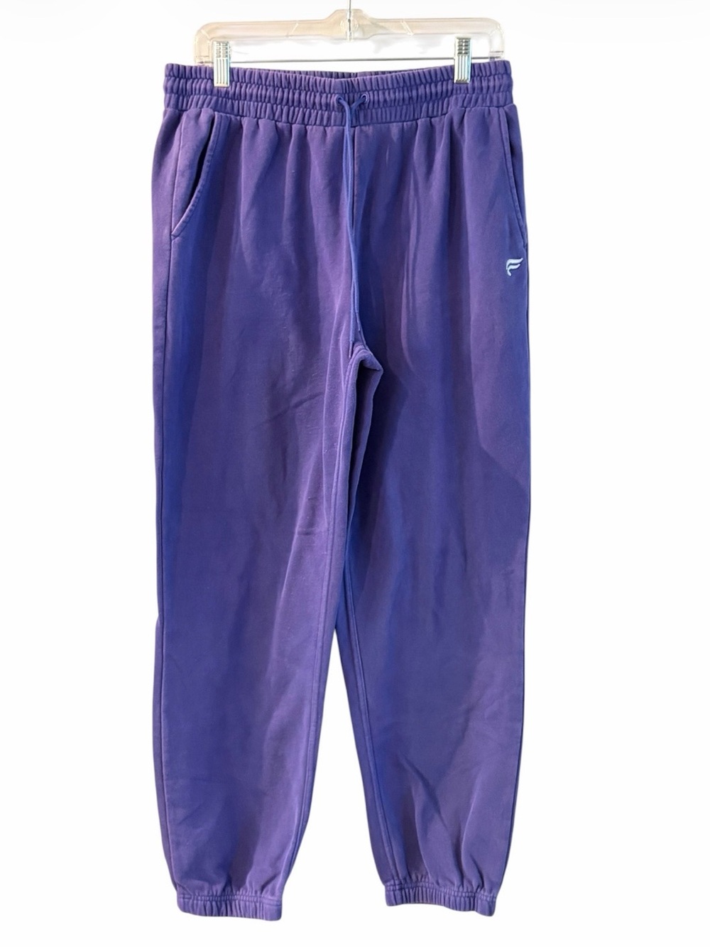 Like New! Purple Fabletics Drawstring Joggers Size Large